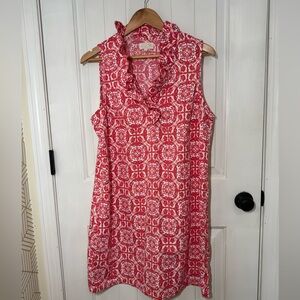 Mud Pie Pink and Orange Patterned Dress